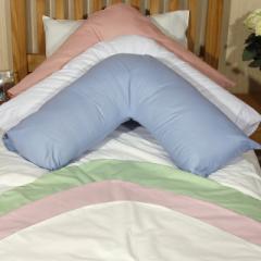 Comfortcare Poly-Cotton cover for V shaped PIllow